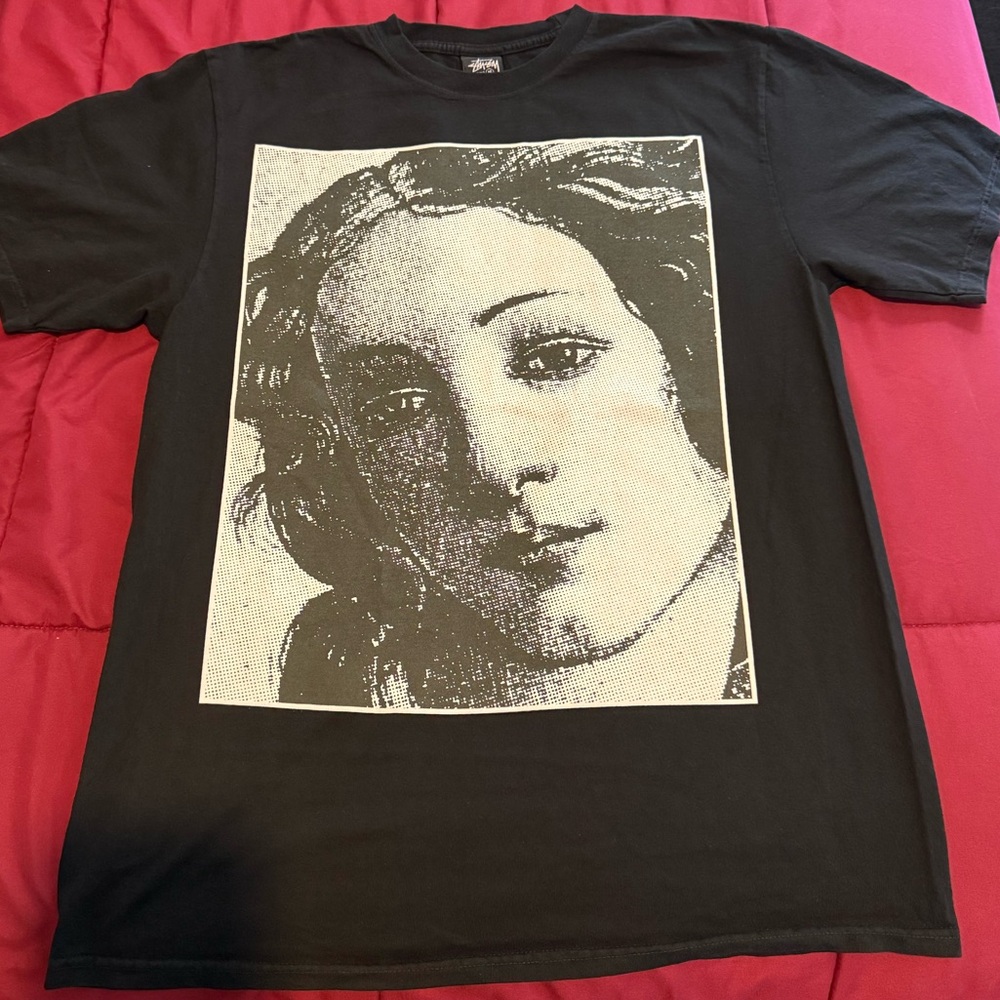 Stussy Black Graphic T-Shirt